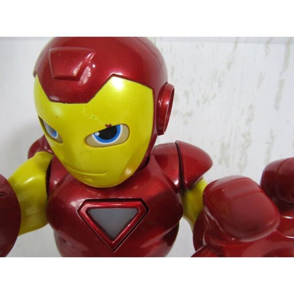 Hasbro Iron Man Super Hero Squad 11" Action Figure Works Great Sounds Great B1 - Picture 10 of 10